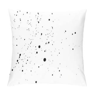 Personality  Grunge Distress Calligraphy Ink Stains. Pillow Covers