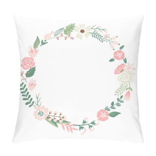 Personality Floral Frame Pillow Covers
