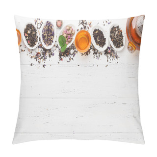 Personality  Set Of Herbal And Fruit Dry Teas Pillow Covers