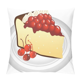 Personality  Slice Of Cheesecake Pillow Covers