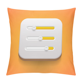 Personality  User Interface Power Sliders Pillow Covers