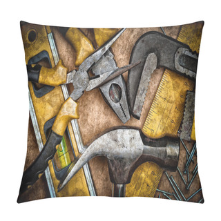Personality  Old Set Of Tools Pillow Covers
