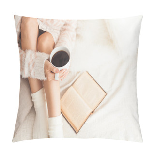 Personality  Woman On The Bed Pillow Covers
