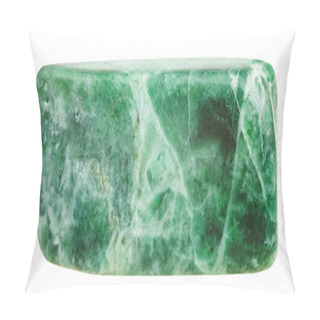 Personality  Tumbled Green Jadeite Mineral Gem Stone Isolated Pillow Covers