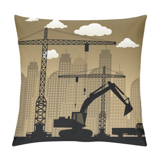 Personality  Making The New Building Pillow Covers
