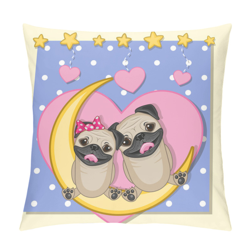 Personality  Lovers Pug Dogs pillow covers