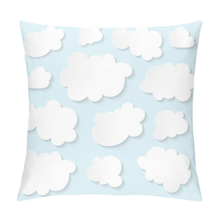 Personality  Fluffy Clouds Pillow Covers