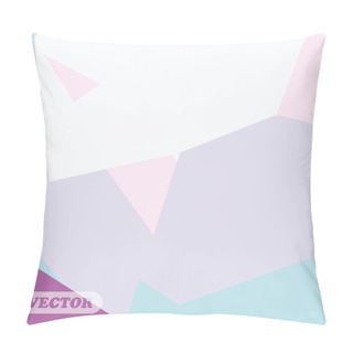 Personality  Abstract Colorful Triangles Pillow Covers