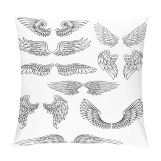 Personality  Heraldic Bird Or Angel Wings Set Pillow Covers