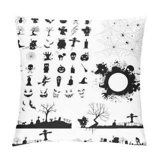 Personality  Halloween Design Element Pillow Covers