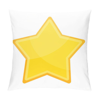 Personality  Star Yellow Icon Pillow Covers