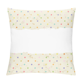 Personality  Dots Background With Space For Text Pillow Covers