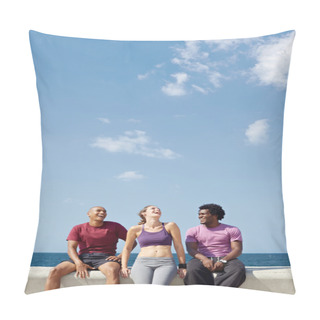 Personality  Group Of Laughing And Playing Pillow Covers
