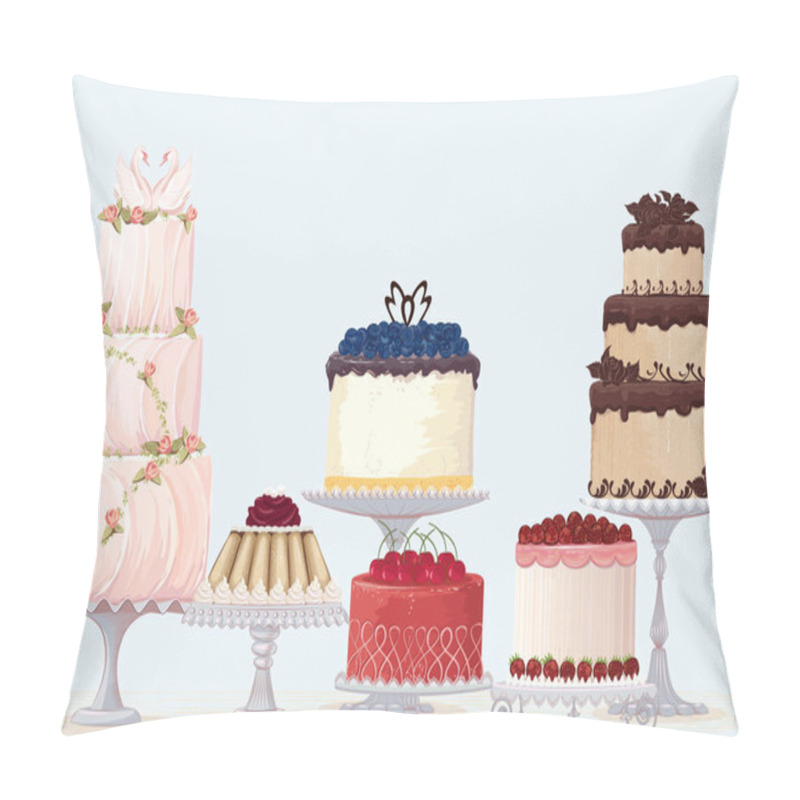 Personality  Fancy cakes pillow covers