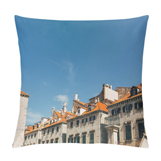 Personality  Urban Scene With Architecture And Clear Blue Sky In Dubrovnik, Croatia Pillow Covers