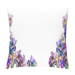 Personality  Decorative Background With Flowers Pillow Covers