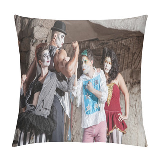 Personality  Circus Comedy Ensemble Pillow Covers