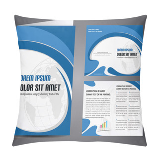 Personality  Professional Business Catalog Template Or Corporate Brochure Des Pillow Covers