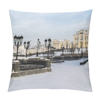 Personality  View To Rastorguevs House In Winter Pillow Covers