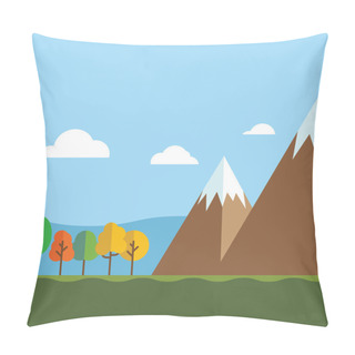 Personality  Mountain Ranges And Scenic Scenes Pillow Covers