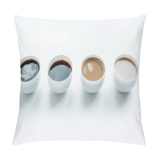 Personality  Different Kinds Of Coffee In Row  Pillow Covers