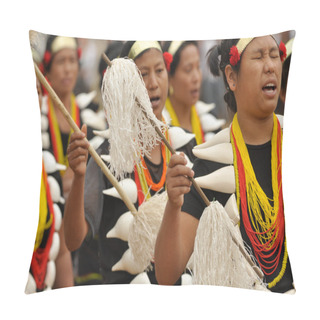 Personality  Singing Women In Nagaland India Pillow Covers