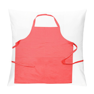 Personality  Female Apron Isolated On White Background Pillow Covers