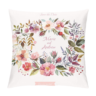 Personality  Wedding Invitation Template Pillow Covers