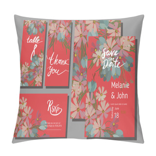 Personality  Floral Cosmos Flowers Pillow Covers