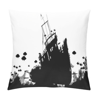 Personality  Shipwreck Forground Pillow Covers
