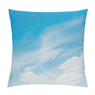 Personality  White Clouds On Blue Sky With Copy Space Pillow Covers