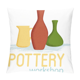 Personality  Colorful Clay Dishes With Textured Shadow Pillow Covers