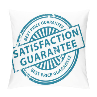 Personality  Satisfaction Guarantee Stamp Pillow Covers