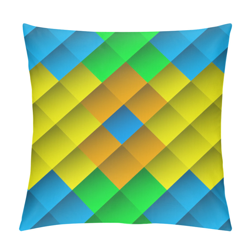 Personality  Colored Colors Tiles Background Texture Wallpaper   Pillow Covers