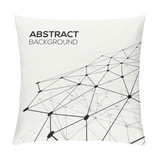 Personality  Molecule And Communication Background Pillow Covers