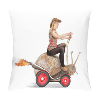 Personality  Crazy Snail Pillow Covers