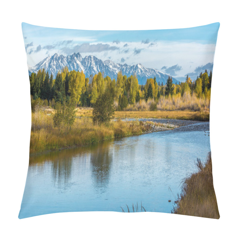 Personality  Autumnal Colours in the Grand Teton National Park pillow covers