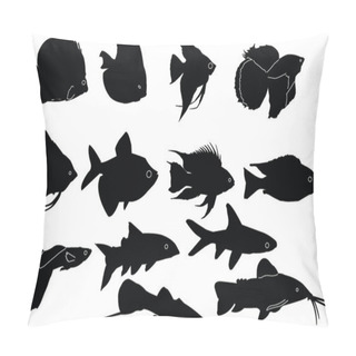 Personality  Aquarium Fish Collection Pillow Covers