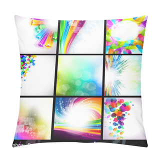 Personality  Rainbow Backgrounds Collection - Set 1 Pillow Covers
