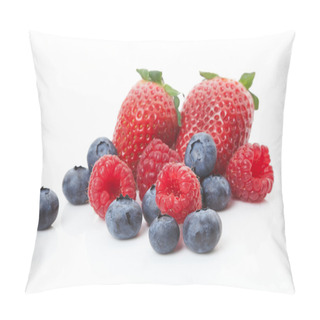 Personality  Berries Isolated On White Background. Pillow Covers