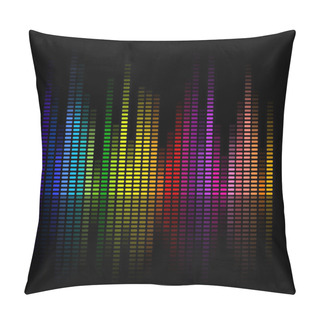 Personality  Music Equalizer Pillow Covers