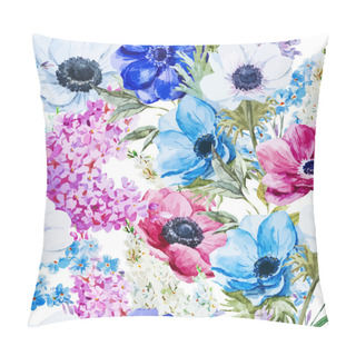 Personality  Anemones Flowers Pattern Pillow Covers