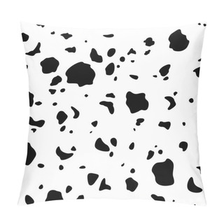 Personality  Dalmatian Skin Texture. Vector Seamless Background. Pillow Covers