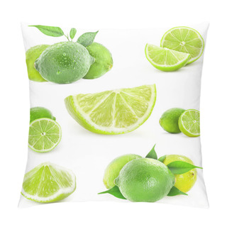 Personality  Collection Fresh Lime And Slice Pillow Covers