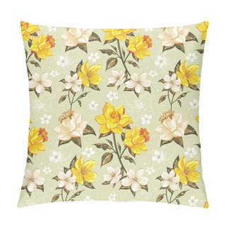Personality  Elegant Spring Floral Seamless Pattern Pillow Covers