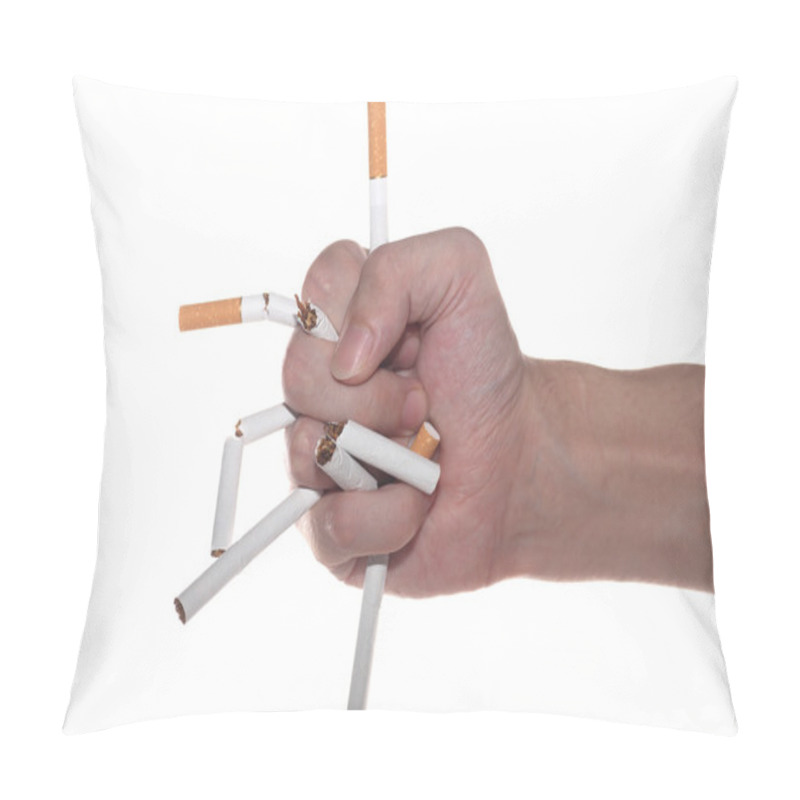 Personality  Stop Smoking! Pillow Covers