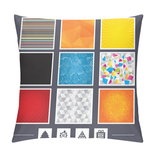 Personality  Abstract Backgrounds Set Pillow Covers