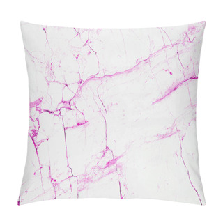 Personality  Texture Of Broken Granite With Pink Cracks Pillow Covers