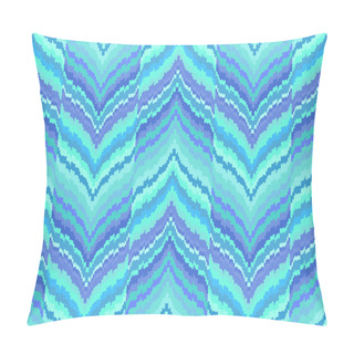 Personality  Seamless Ikat Wallpaper.  Pillow Covers