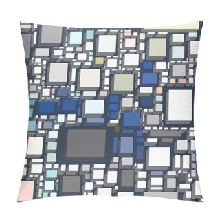 Personality  Abstract Art Texture. Colorful Texture. Modern Artwork. Colorful Image Pillow Covers